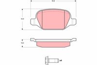 Bremsbelagsatz, Scheibenbremse