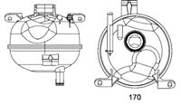 Thumbnail - Expansietank, koelvloeistof - CRT8000S - MAHLE