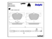 комплект спирачно феродо, дискови спирачки