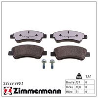 комплект спирачно феродо, дискови спирачки