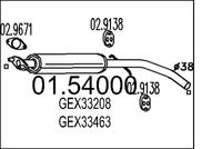 Mittelschalldämpfer