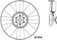 Thumbnail - Koelventilatorwiel - CFF436000P - MAHLE