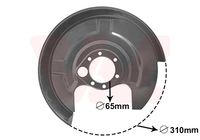 Spritzblech, Bremsscheibe