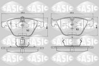 комплект спирачно феродо, дискови спирачки