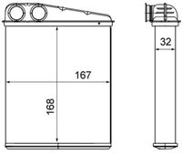 Thumbnail - Kachelradiateur, interieurverwarming - AH16000S - MAHLE