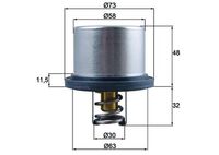Thumbnail - Thermostaat, koelvloeistof - THD580 - MAHLE