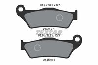 Bremsbelagsatz, Scheibenbremse