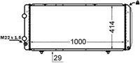 Thumbnail - Radiateur - CR1430000S - MAHLE