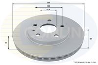 Disc frana COMLINE, Cod: ADC1143V
