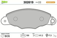 Bremsbelagsatz, Scheibenbremse