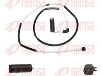 предупредителен контактен сензор, износване на накладките