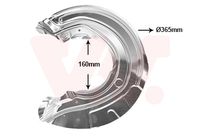 Spritzblech, Bremsscheibe