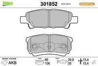 Bremsbelagsatz, Scheibenbremse