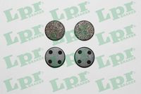 комплект спирачно феродо, дискови спирачки