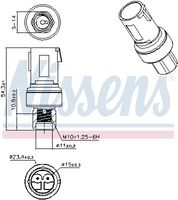 NISSENS Drukschakelaar, airconditioning 5