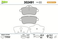 Bremsbelagsatz, Scheibenbremse