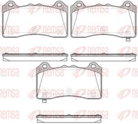 комплект спирачно феродо, дискови спирачки