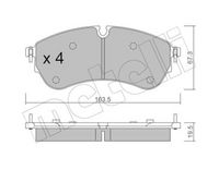 Bremsbelagsatz, Scheibenbremse