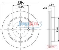 Disc frana JAPKO, Cod: 610308C