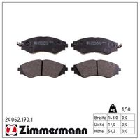 комплект спирачно феродо, дискови спирачки