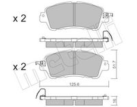 Bremsbelagsatz, Scheibenbremse