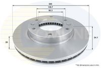Disc frana COMLINE, Cod: ADC1085V