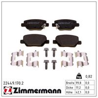 комплект спирачно феродо, дискови спирачки
