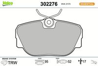 Bremsbelagsatz, Scheibenbremse