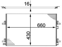 Thumbnail - Condensor, airconditioning - AC355000P - MAHLE
