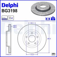 Disc frana DELPHI, Cod: BG3198