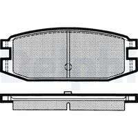 комплект спирачно феродо, дискови спирачки