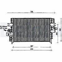 Condensator / Radiator aer conditionat DELPHI, Cod: TSP0225087