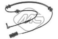 предупредителен контактен сензор, износване на накладките