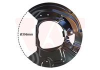 Spritzblech, Bremsscheibe