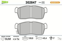 Bremsbelagsatz, Scheibenbremse