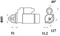 Thumbnail - Startmotor / starter - MS894 - MAHLE