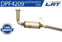 Ruß-/Partikelfilter, Abgasanlage