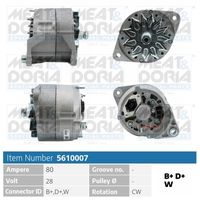 Generator / Alternator MEAT & DORIA, Cod: 5610007