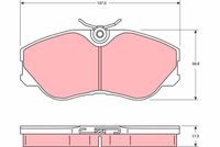 Bremsbelagsatz, Scheibenbremse