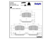 комплект спирачно феродо, дискови спирачки