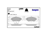 комплект спирачно феродо, дискови спирачки