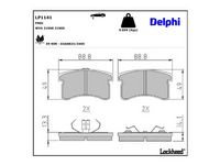 комплект спирачно феродо, дискови спирачки