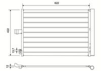 Condensator, climatizare VALEO, Cod: 822565