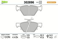 Bremsbelagsatz, Scheibenbremse