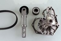 Pompa apa + Set curea transmisie cu caneluri HEPU, Cod: PK00543