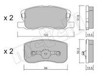 Bremsbelagsatz, Scheibenbremse