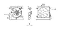 Вентилатор, охлаждане на двигателя CFF 707 000S MAHLE