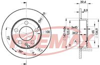 Bremžu diski BD-5601 FREMAX