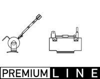 Resistor, interior blower