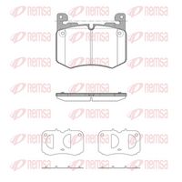 комплект спирачно феродо, дискови спирачки